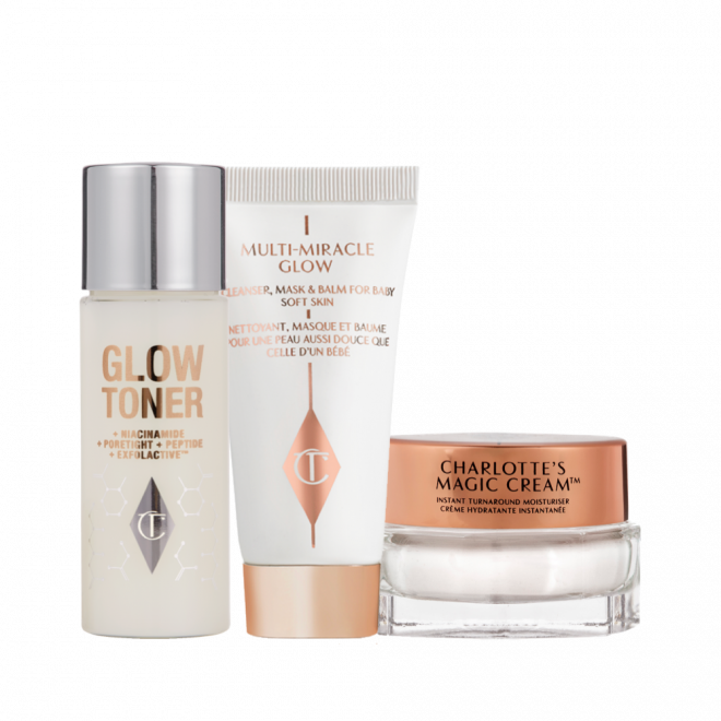CHARLOTTE’S CLEANSE, TONE & HYDRATE MINI TRIO